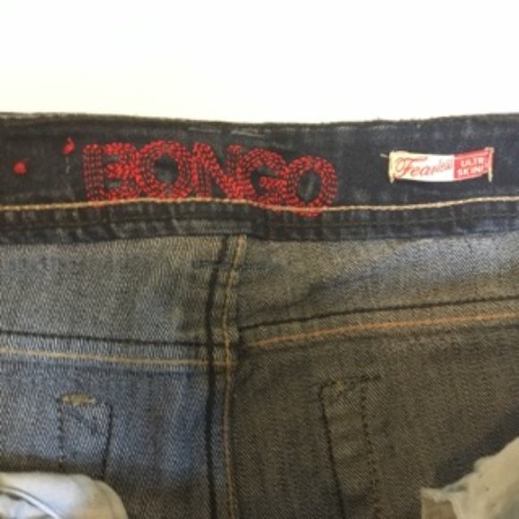 BONGO Fearless Ultra Skinny Jeans Dark Wash - Picture 3 of 5